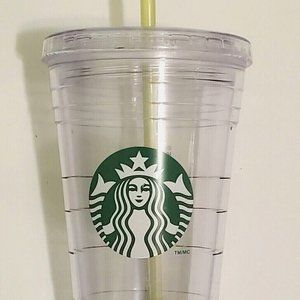 Starbucks Grande Double Wall (16 oz/473 ml) Clear Cup Tumbler